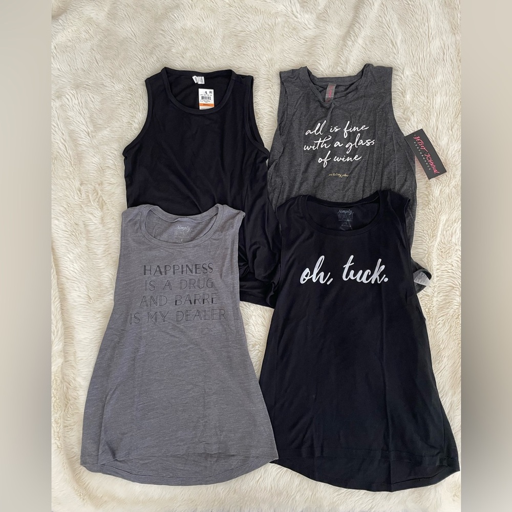 NEW workout tanks x4